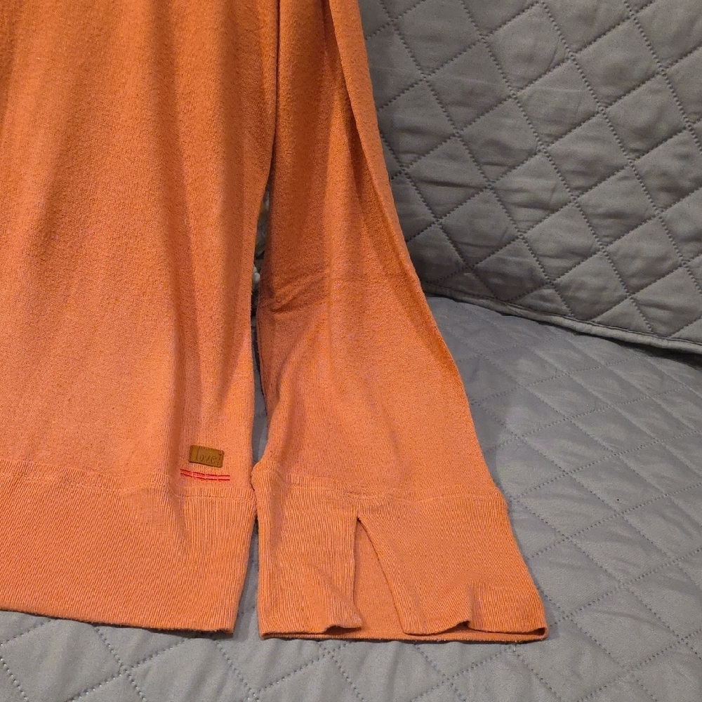 Peace Love World Coral Cowl Neck Sweater - Picture 8 of 16